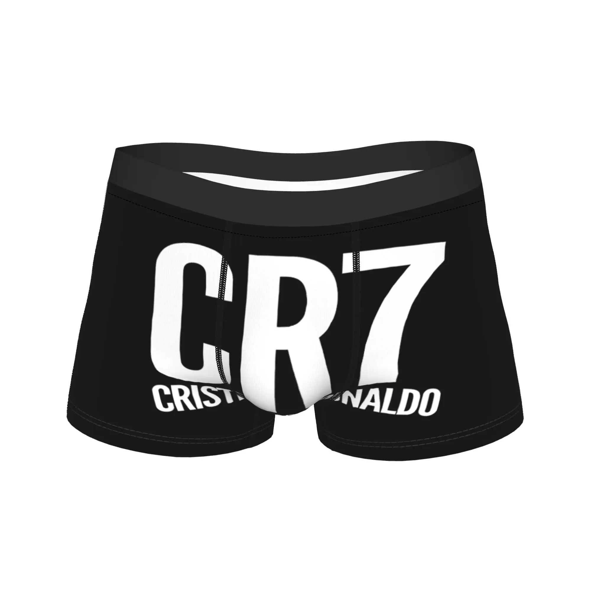 

Soccer Gift Football CR7 Ronaldos Boxer Brief Underwear Hot Sale Male Breathable Boxershorts Print Oversize Panties