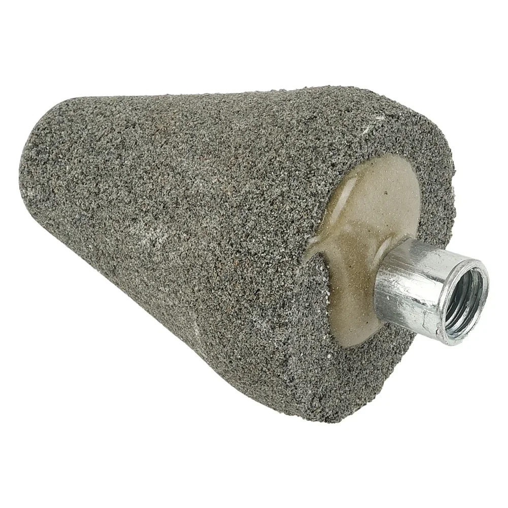Utensile testa di molatura filettatura testa della mola smusso in carburo di silicio punte per svasatore per smerigliatrice angolare tipo 100 grigio M10