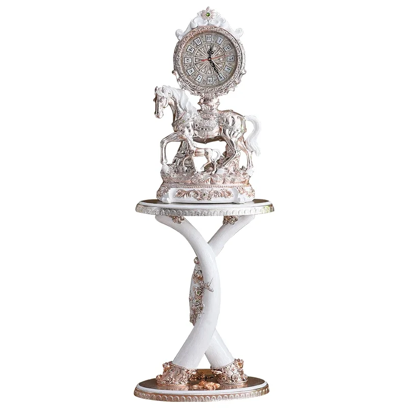 

YY Golden American Style Luxury Clock Decoration Station Large Pendulum Clock Clock
