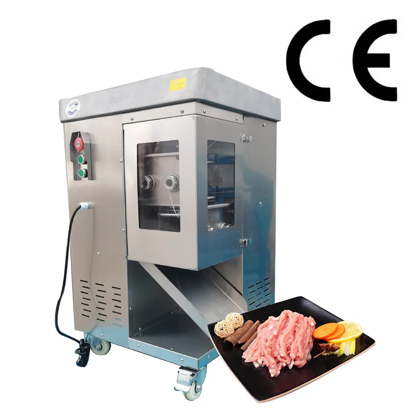 2200w High-Power Meat Slicer Used In Restaurants Kitchens Supermarkets Fresh Meat Shredding Slicing Machines