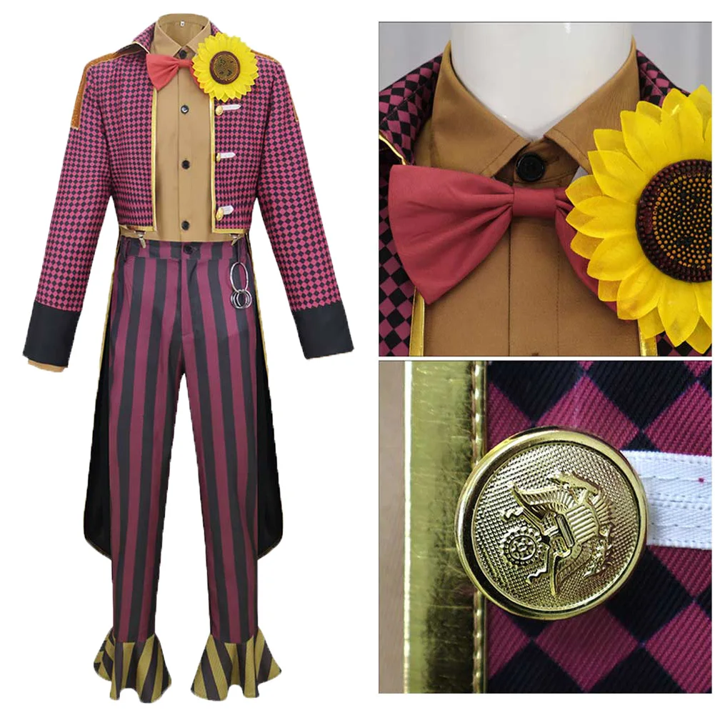 

Disguise Game Daylight The Clown Cosplay Suit Costume Clothes Set Adult Men Halloween Fantasy Clothing Outfits Carnival Party