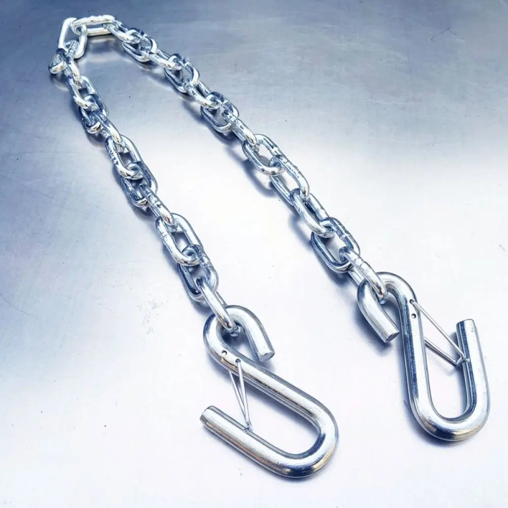 Zinc Plated Trailer Safety Chain For RV Towing Hitch System Exterior Modification Durable Connector Hardware Tool