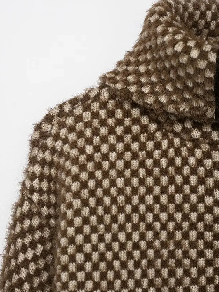 نساء 2025 شتاء جديد الفراء الاصطناعي الطيار سترة طوق سترة رداء علوي من الصوف سماكة اللون كتلة القمم جاكيت زيبرا