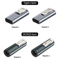 Type C Magnetic USB PD Adapter for Apple Magsafe 1 Magsafe 2 MacBook Pro USB C Female Fast Charging Magnet Plug Converter
