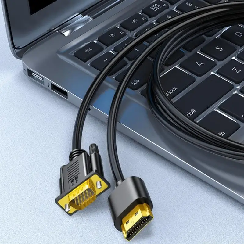

M5TD Practical HDTV Male To VGA Female Adapters for Gaming Console Computer Display