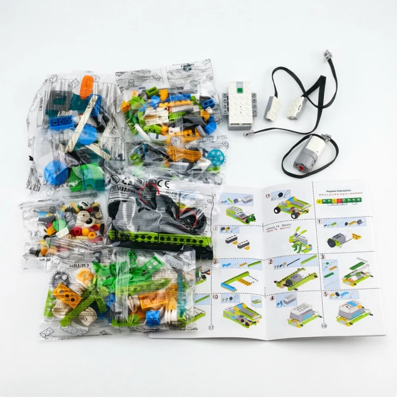 NEU Technisches WeDo 2.0 Core Lernset Bausteine mit Buch DIY Teile 45300 Scratch 3.0 Kinderspielzeug Weihnachtsgeschenke – Detail 3