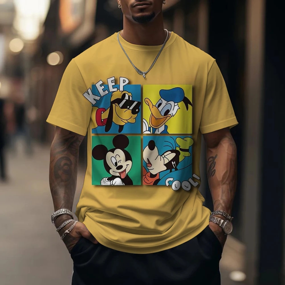 

Autumn Disney Donald Duck Graphic 3d Print T-Shirts 2025Cartoon Anime Casual Streetwear Men Women Fashion T-Shirt Tees Tops