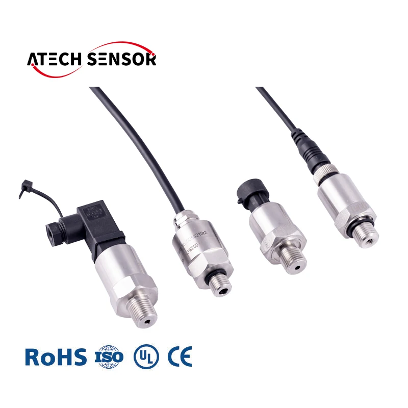 1/4'' Thread Stainless Steel Wired 100PSI 4-20mA/0.5-4.5V Pressure Transducer Sender Sensor Fuel Oil Air Water Pressure Sensor
