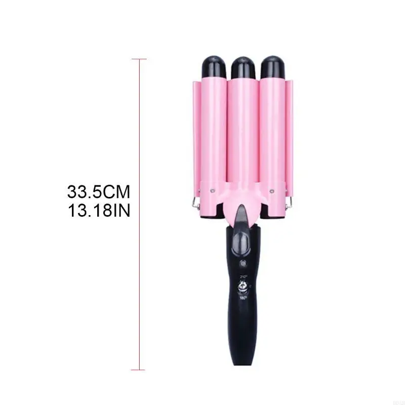 D0AB 20/22/25/28/32mm Curling Iron 3 Barrels Hair Curler Large Fast Heating Styling Tool for Salon Home Use