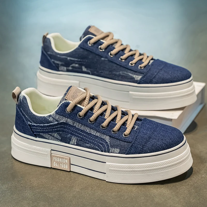 رجل مريح المنخفضة قطع الرجال أحذية مفلكنة في الهواء الطلق تنفس أحذية رياضية كاجوال للرجال منصة الموضة أحذية رياضية من قماش القنب