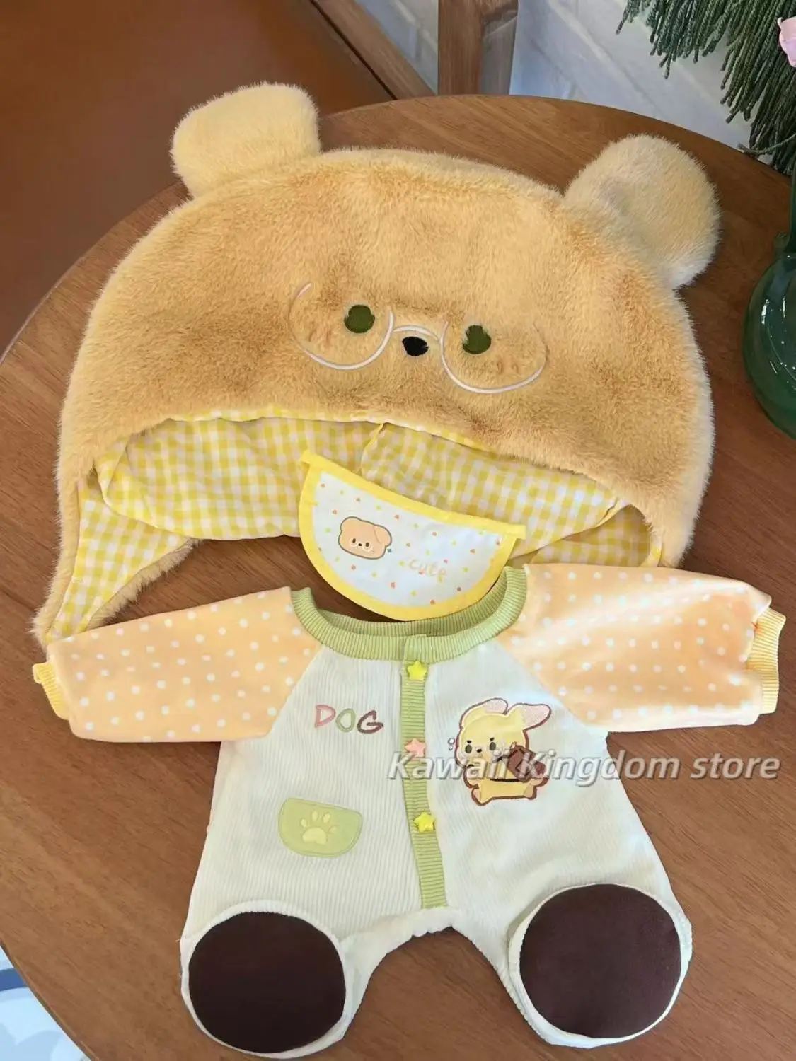 الضوء والليل شياو يي تشي سي لي لو تشن 40 سنتيمتر ملابس دمى الكرتون سترة القطن محشوة الدمى جميل الزي تغيير خلع الملابس