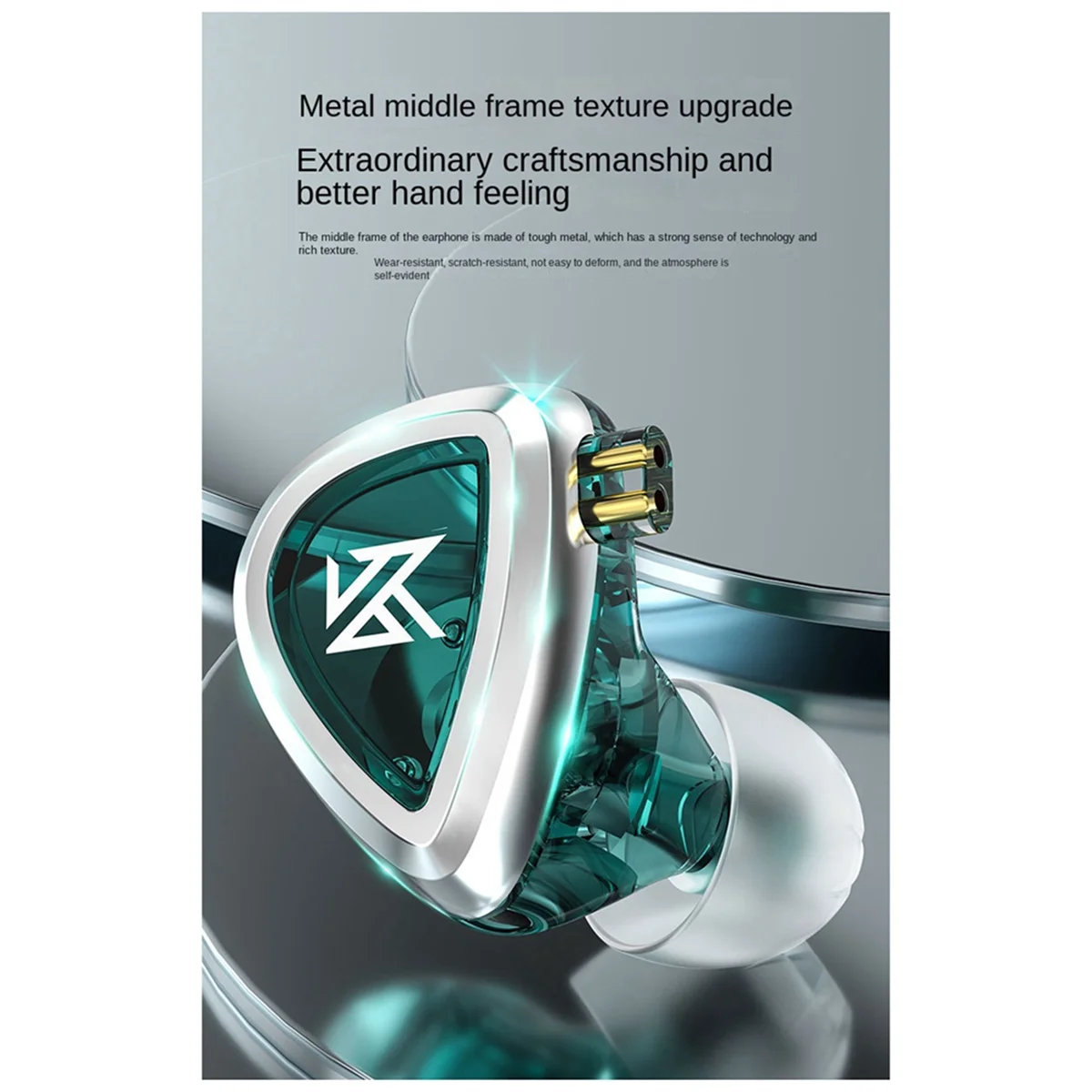 A57G-KZ EDA หูฟังแบบมีสาย, หูฟังรวมคอยล์แม่เหล็กคู่, หูฟังไฮไฟแบบเปลี่ยนสายในหู (มาตรฐาน)