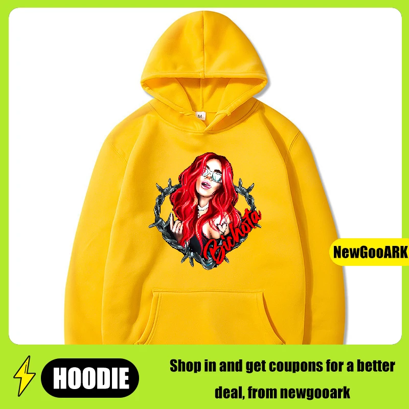 LE Karol G Bichota Hoodies Men Fashion Graphic Printed Women Cool Casual Harajuku Hooded Pullover Unisex