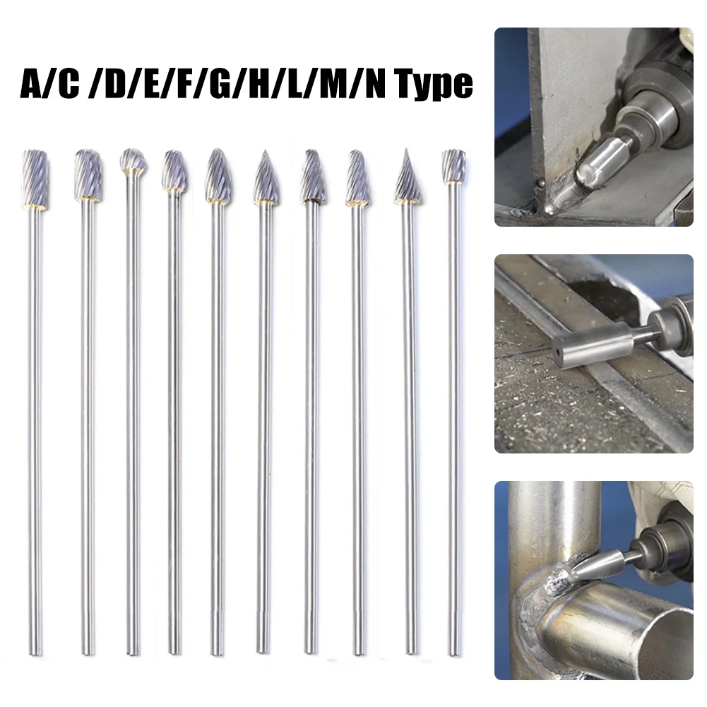 Deburring And Reaming Rotary Burrs New Carbide Engraving High Production Efficiency Milling Cutter Rotary Files