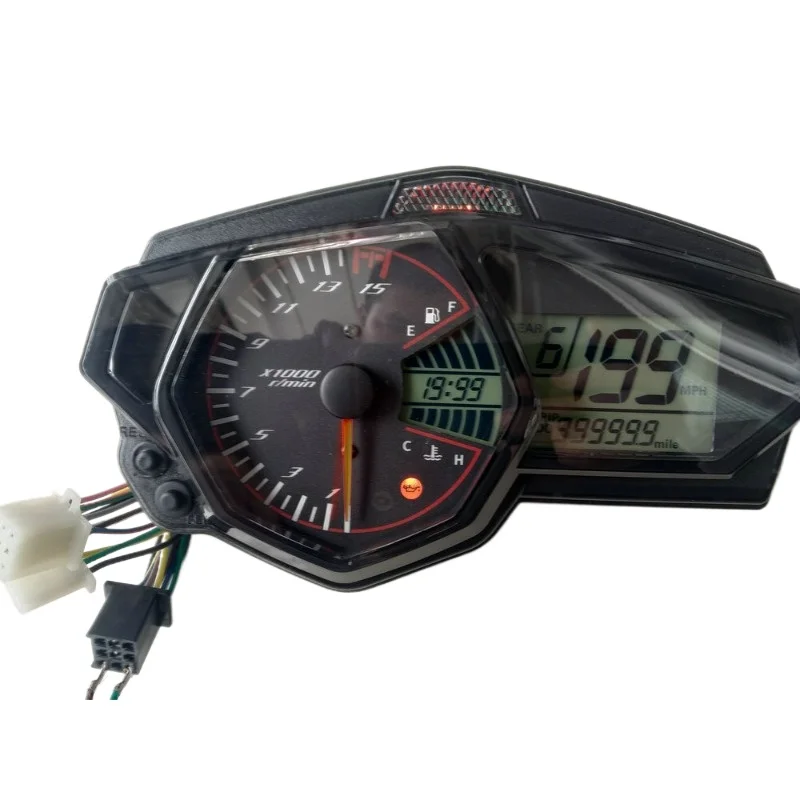 FOR R3 Sports Car LCD Instrument Panel V6 Innovative One- -yang Code Meter Speed Speed Per Hour with Water Temperature Self-test