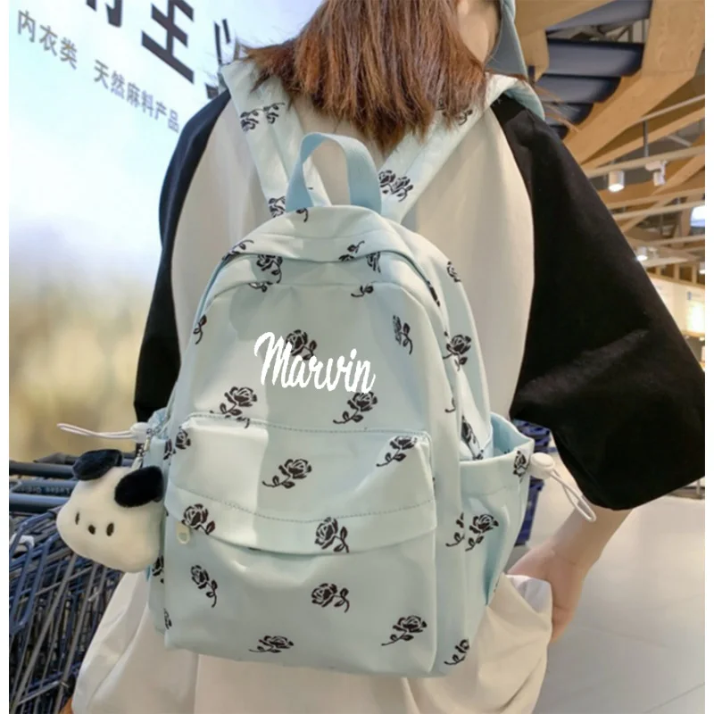 Personalized Backpack Printed Backpack For Women's Travel, Small Backpack For Students, Casual And Versatile New Backpack