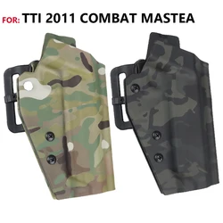 Tactical Pistol Holster For TTI 2011 COMBAT MASTER Light-Bearing Holder Quick Release Outdoor Hunting Airsoft Kydex Holder