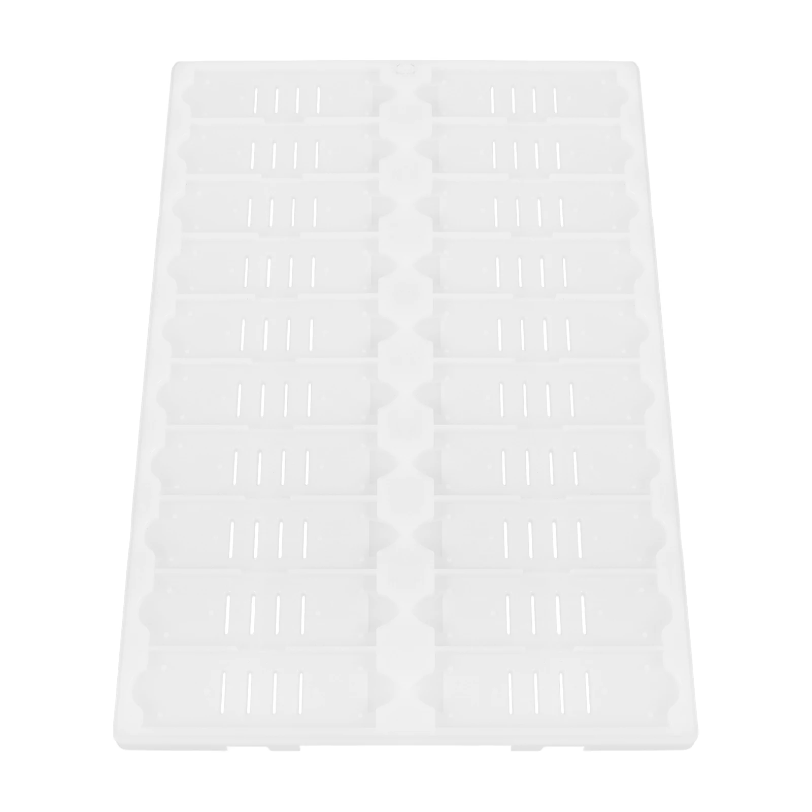 

Microscope Slide Staining Holder 20 Slots Plastic Storage Rack Laboratory Microscope Slides Holder Drying Tray for Experiment