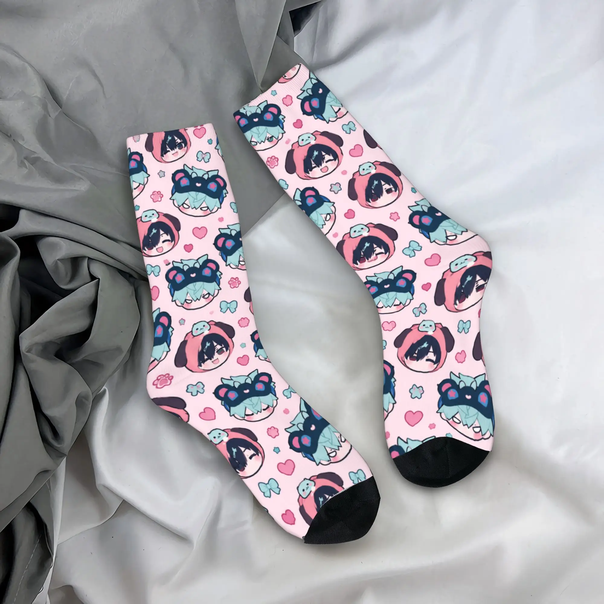 Ivantill Till Alien Stage Chibi Graphic Stockings  Custom Trendy Socks Spring Non Slip Socks Adults Men Breathable Socks