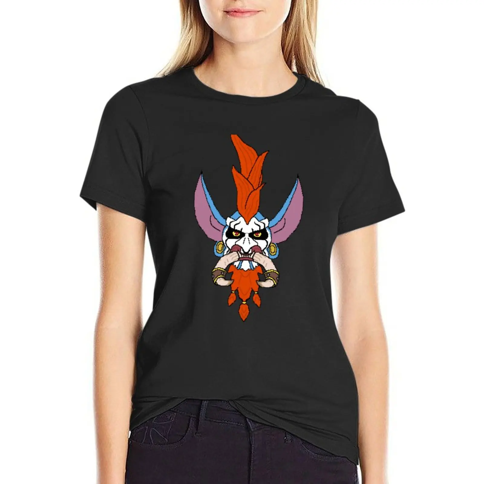 

Vol_jin - 16 Bit T-Shirt plus sizes tops lady clothes hippie clothes white t shirts for Women
