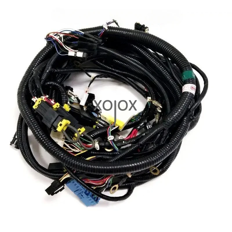 XOJOX For Komatsu PC60-7 whole vehicle wiring harness fuse box console radio wiring harness original wiring harness parts