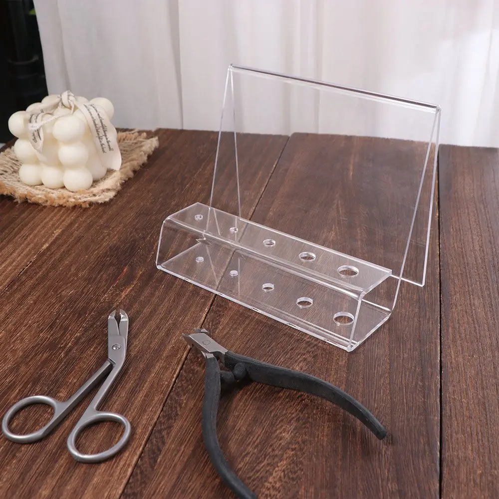 

Компактный дизайн, акриловый держатель для плоскогубцев, стеллаж для выставки товаров, современный органайзер для ювелирных инструментов, прозрачная подставка