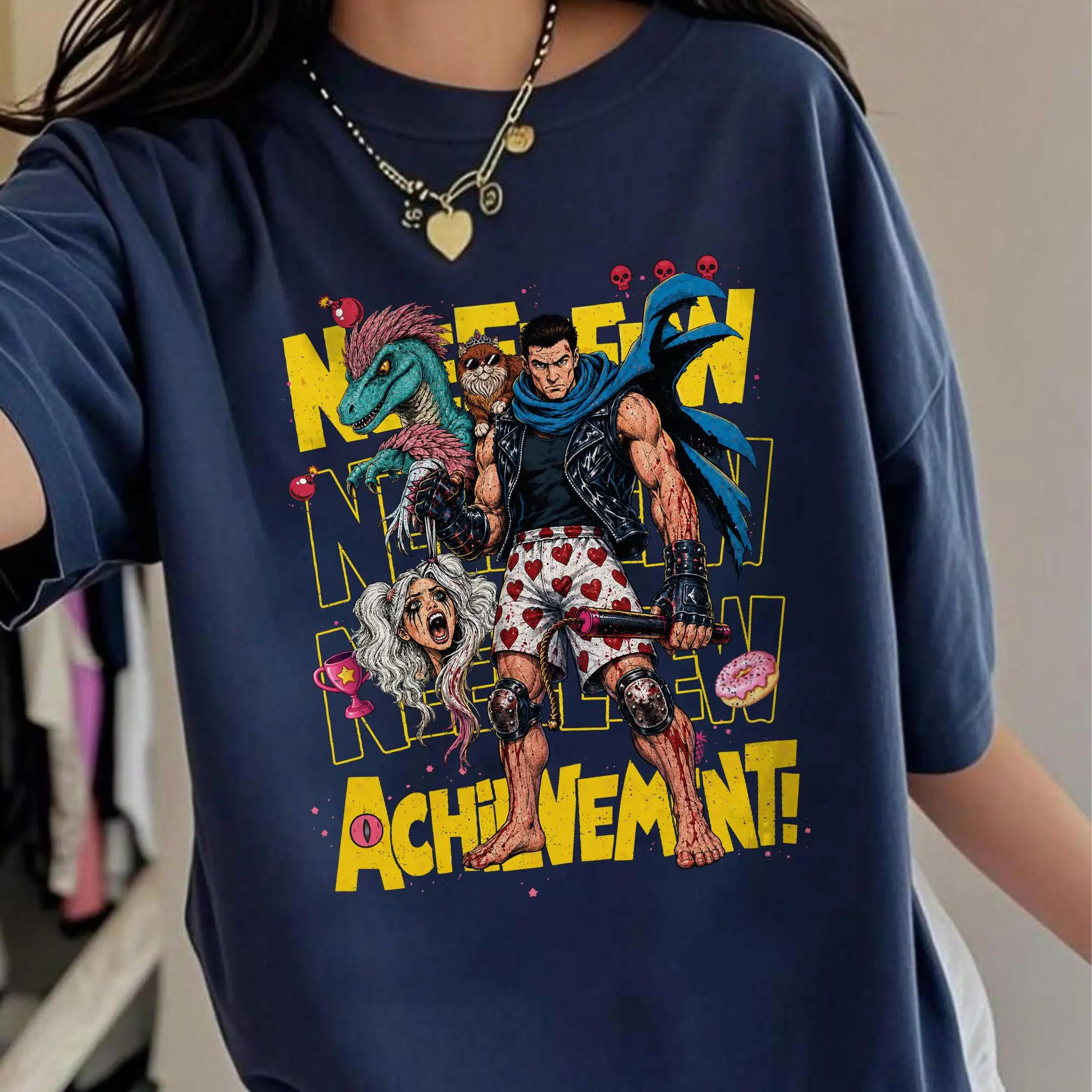Dungeon Crawler Carl New Achievement Shirt, Carl Donut Mongo Graphic Tee, LitRPG Fantasy Book Lover and DCC Fan Gift