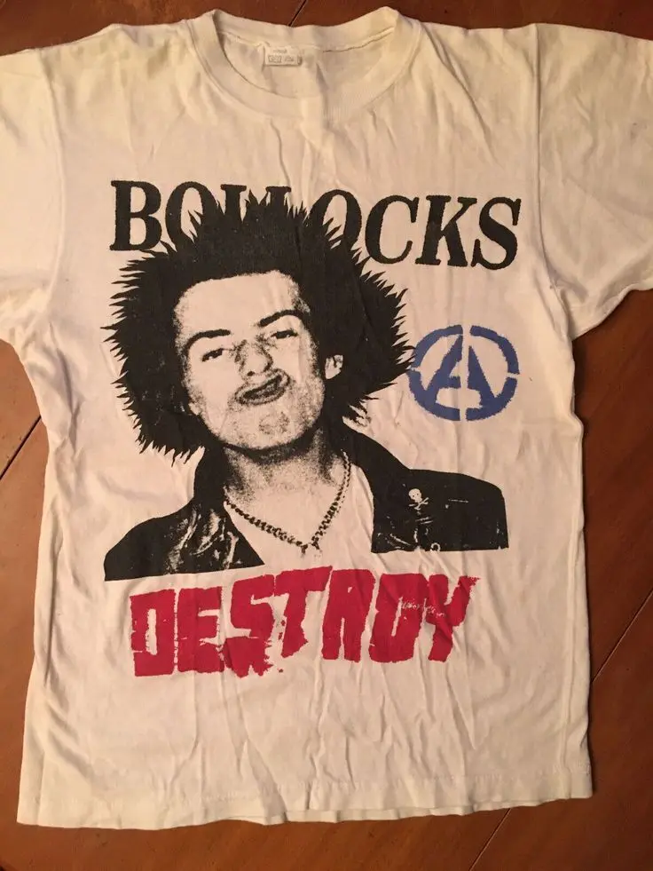 Vintage Sid Vicious T-shirt Tee Short Sleeve Men Women All S-5XL SS905 long sleeves