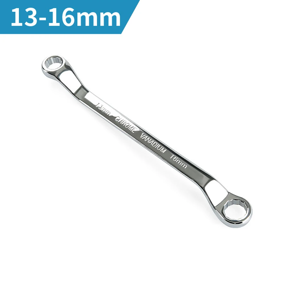 Repairing Hand Tools End Wrench Offset Box Metric 45-Degree Offset Box Resistance Spanners End Wrench Hand Tools