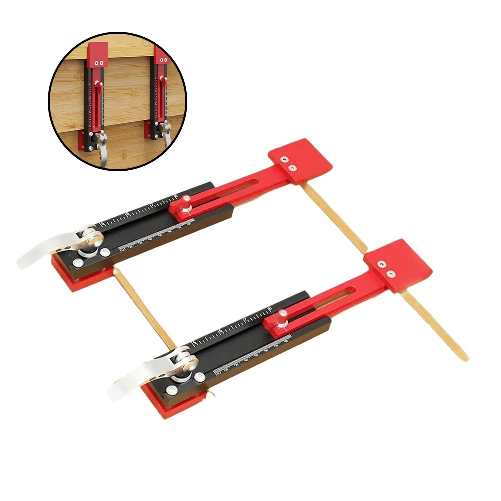 1/2pcs Wall Panel Installation Tool Kit Mounting Kit Adjustable Stepped Board Install Jig For Woodworking Tools
