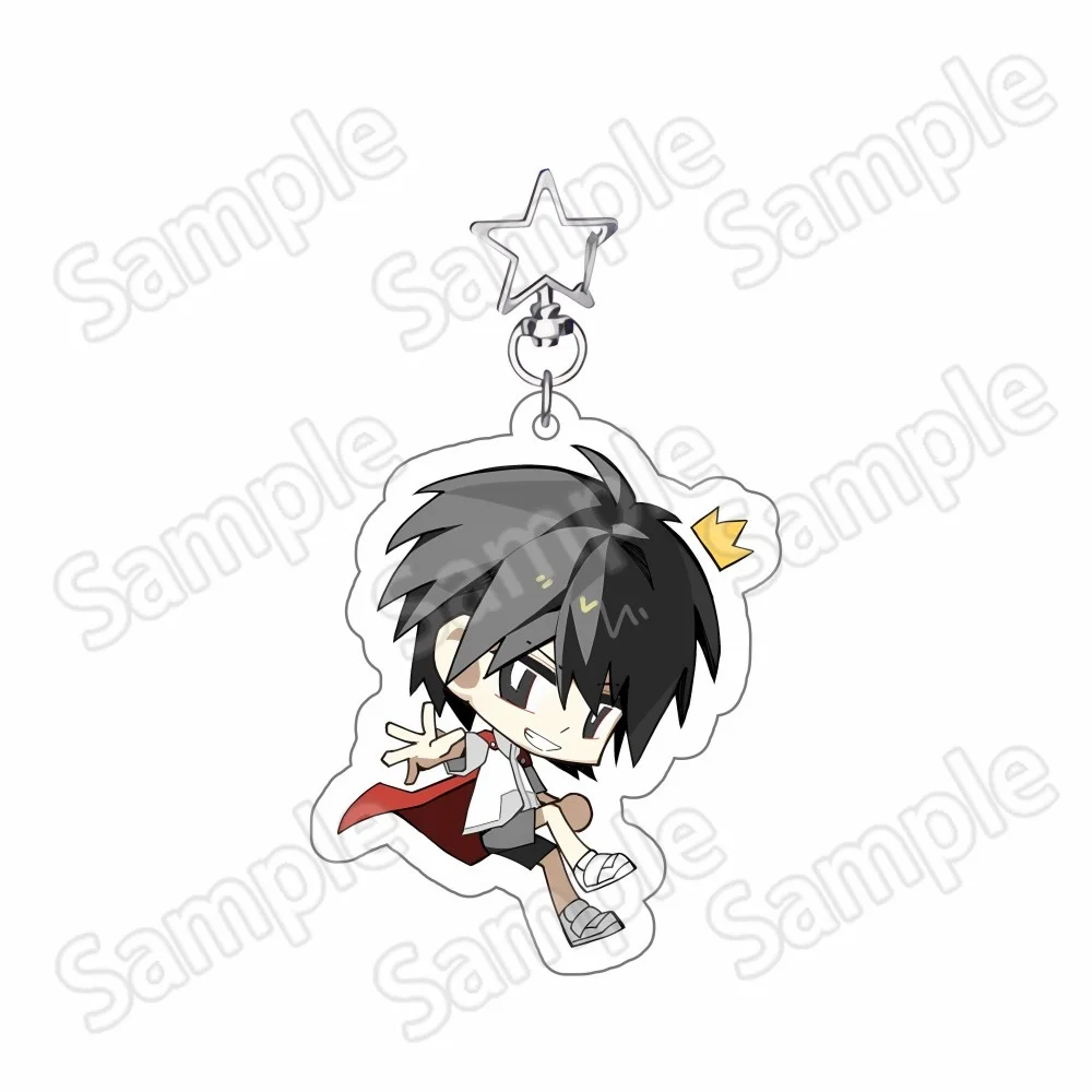 Anime False Memory Q Version 6‑10cm Acrylic Stand Keychain Set Star Clasp Pendant Desktop Ornament Collectible Fan Gift