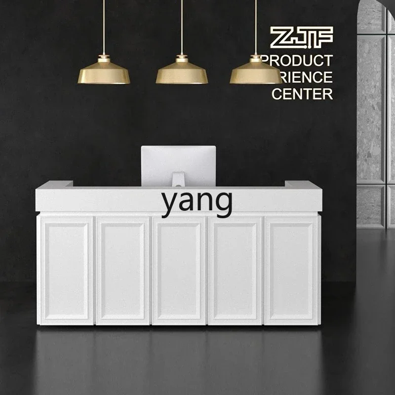 LH Clothing Store Cashier Counter Simple Lacquer Beauty Salon Reception Desk