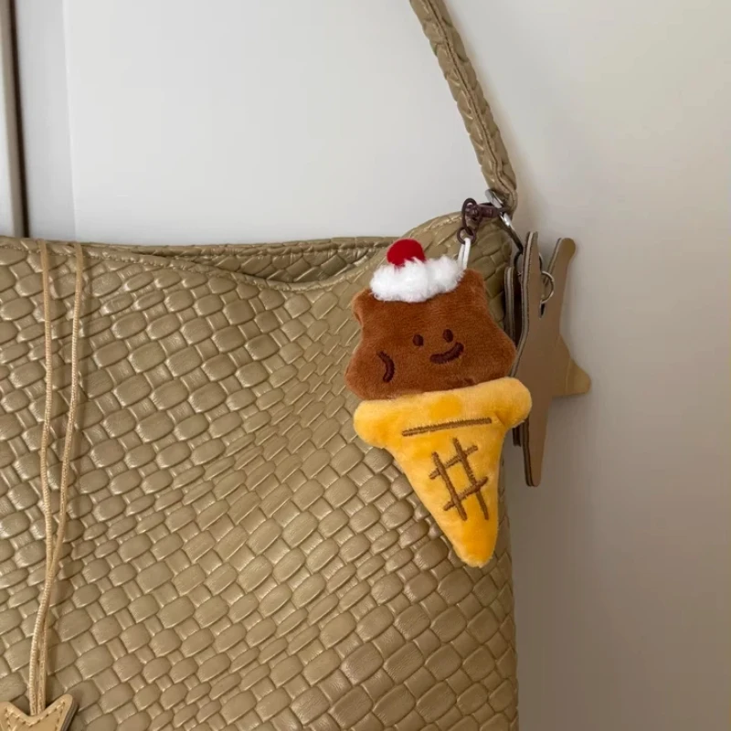 Creatief Knuffels Cartoon Voedsel Pop Broche Meisje Veelzijdige Donut Pop Accessoires Rugzak Hangende Pin Klein Cadeau Zachte Genezing