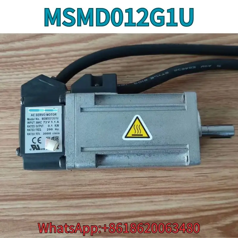 

Used Servo motor MSMD012G1U 100w test OK Fast Shipping