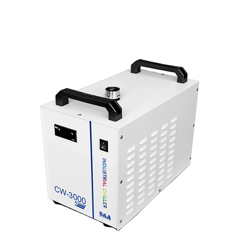 Tubo Laser CO2 S&A 220V 60W-130W para Motor Spindle CNC, Resfriamento Industrial CW3000 CW5000 CW5200, Núcleo do Motor para Chiller Industrial a Água