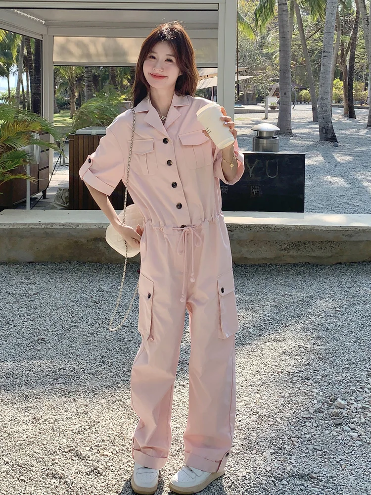 กางเกงขายาวทรงหลวมสำหรับผู้หญิง รุ่นใหม่ ซัมเมอร์ 2025 ช่วยกระชับเอว ลดอายุ ดูผอมเพรียว เอวสูง