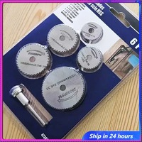 7pc Woodworking Metal Cutting Blade Electric Drill Circular Saw Blade High-speed Steel Electric Grinder Small Saw Blade Tool Set