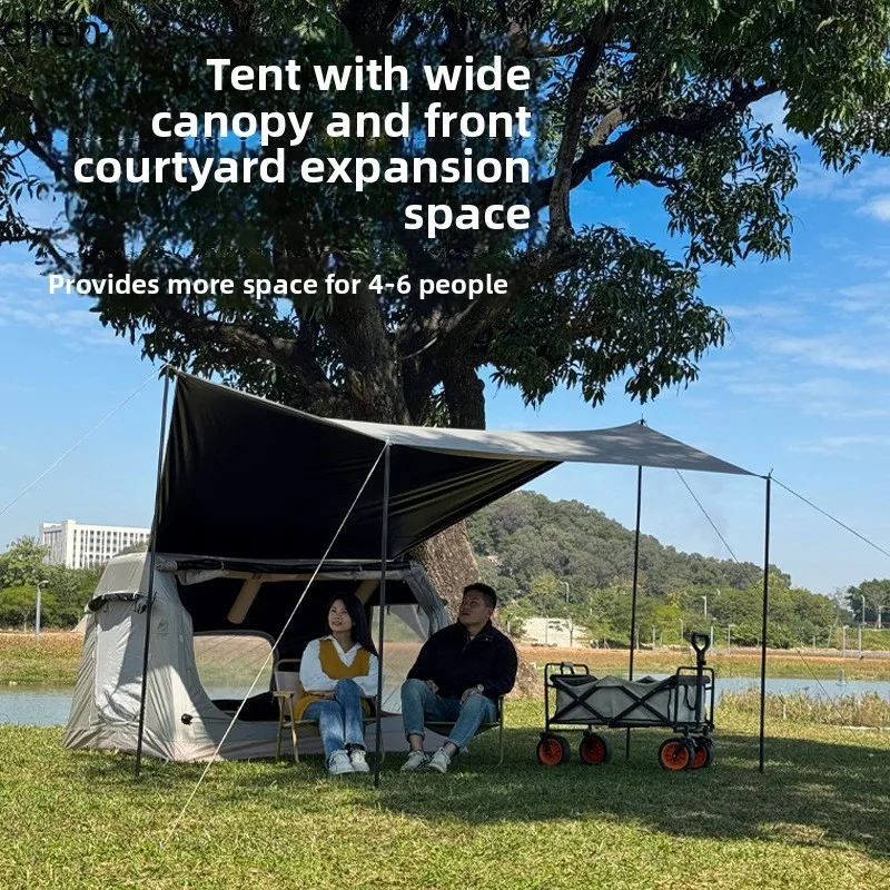 PYH outdoor canopy outdoor tent camping automatic inflatable foldable thickened windproof equipment