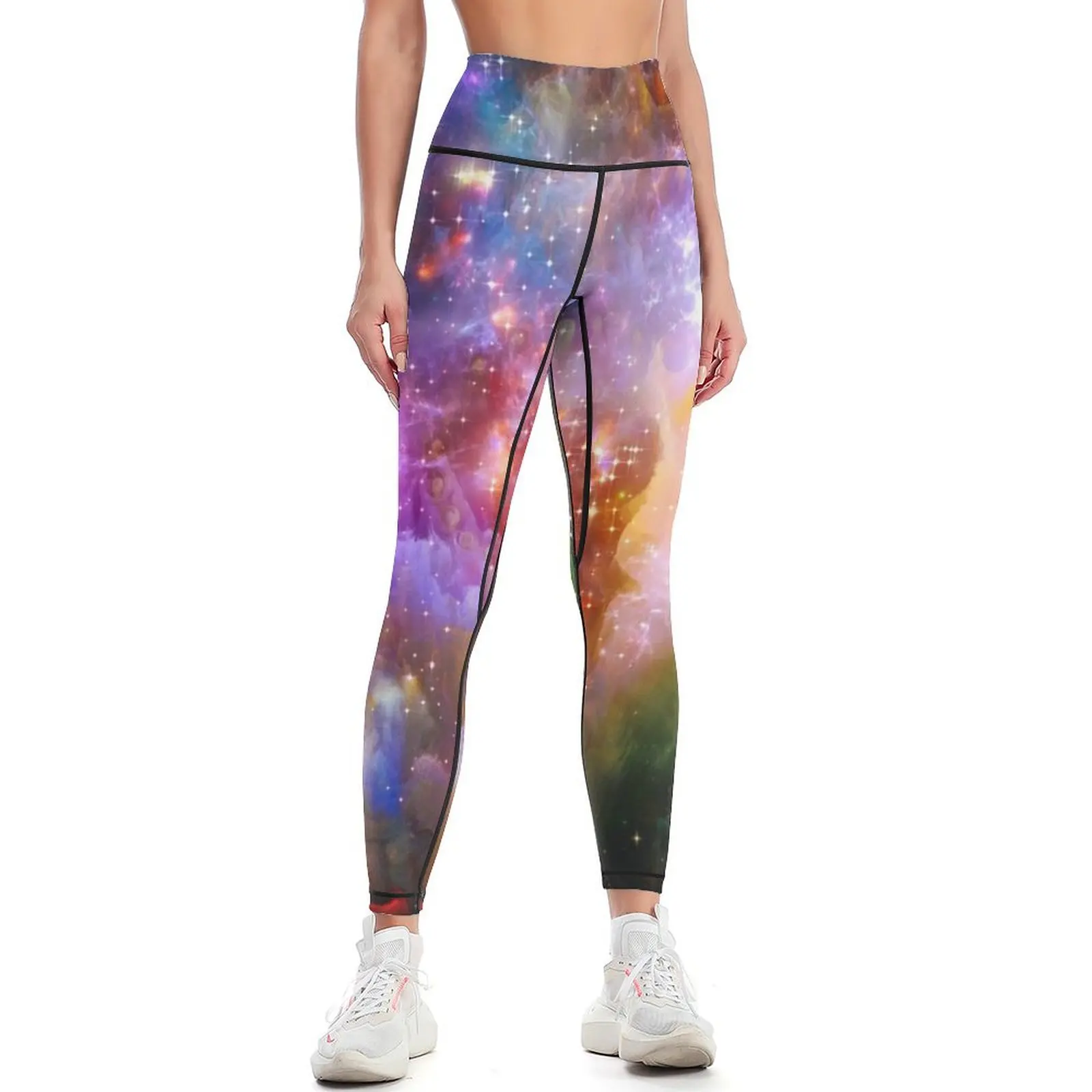 Blacklight | Colorful | Trippy Neon | Fluorescent Leggings gym wear active wear Sports pants woman Womens Leggings