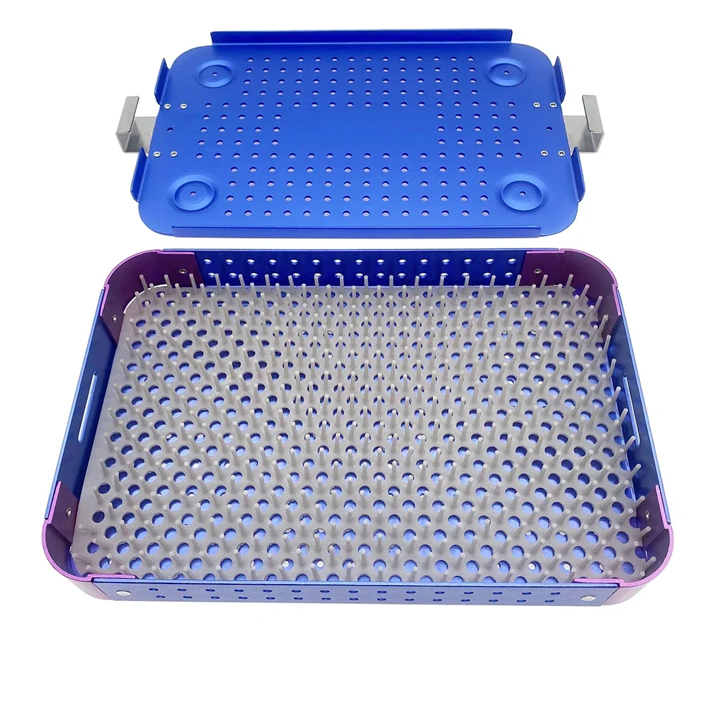 Aluminum Box Sterilization Tray Disinfection Case Autoclavable Opthalmic Dental Instrument 1pcs