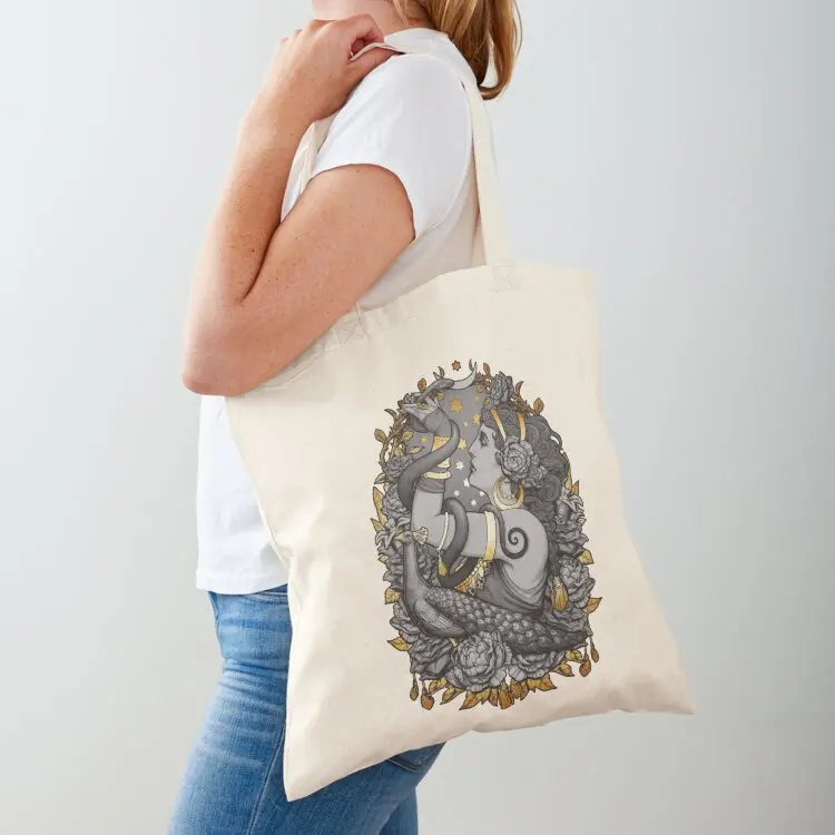 

Tribal Belly Dancer Witch Tote Bag large size bags shopper bag woman Canvas bag personalized tote