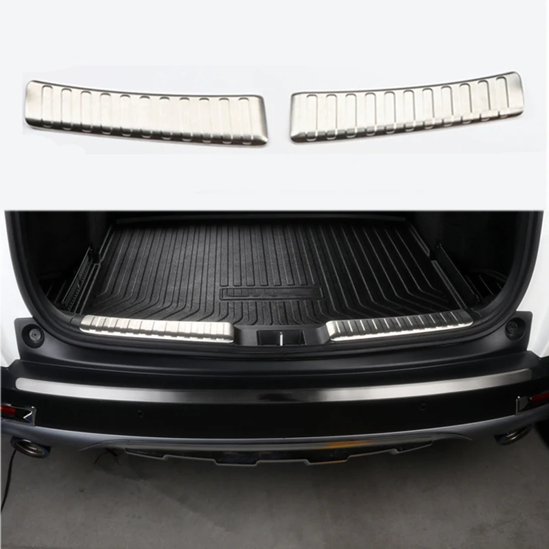 Stainless Steel Interior Rearguards Rear Bumper Trunk Trim Bumper Pedal For Honda CRV CR-V 2017 2018 2019 2020 2021 Accessories