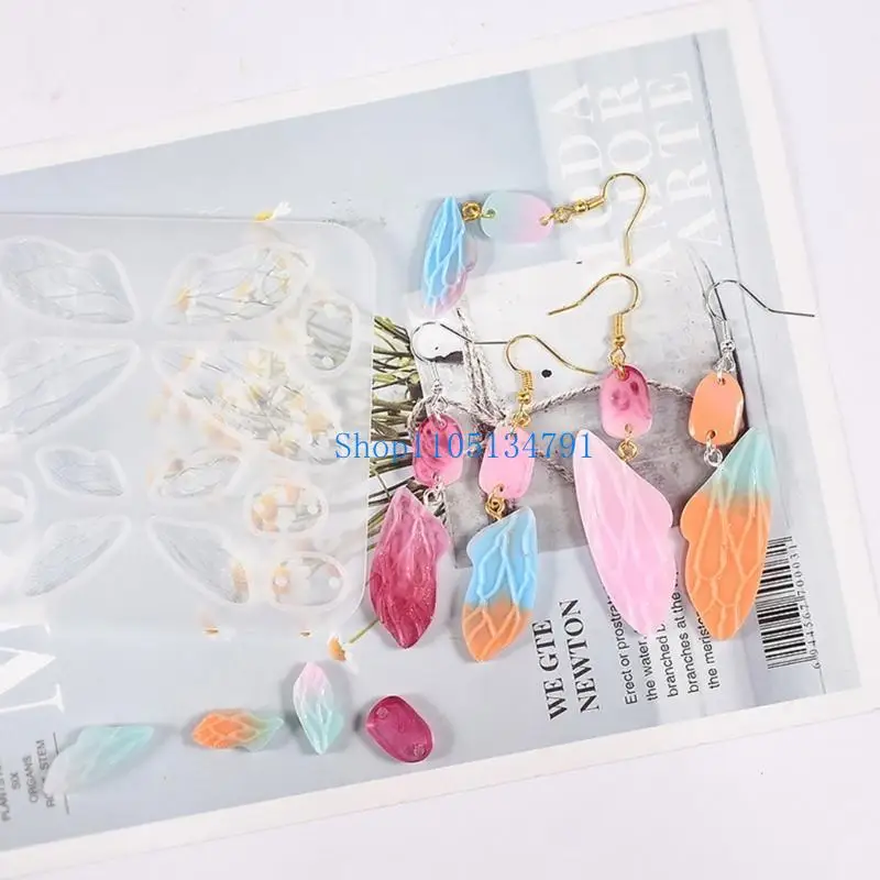 

98 км форма для сережек в виде крыльев, смола, брелок, силиконовая форма для автомобиля, подвеска, домашний декор, форма для для