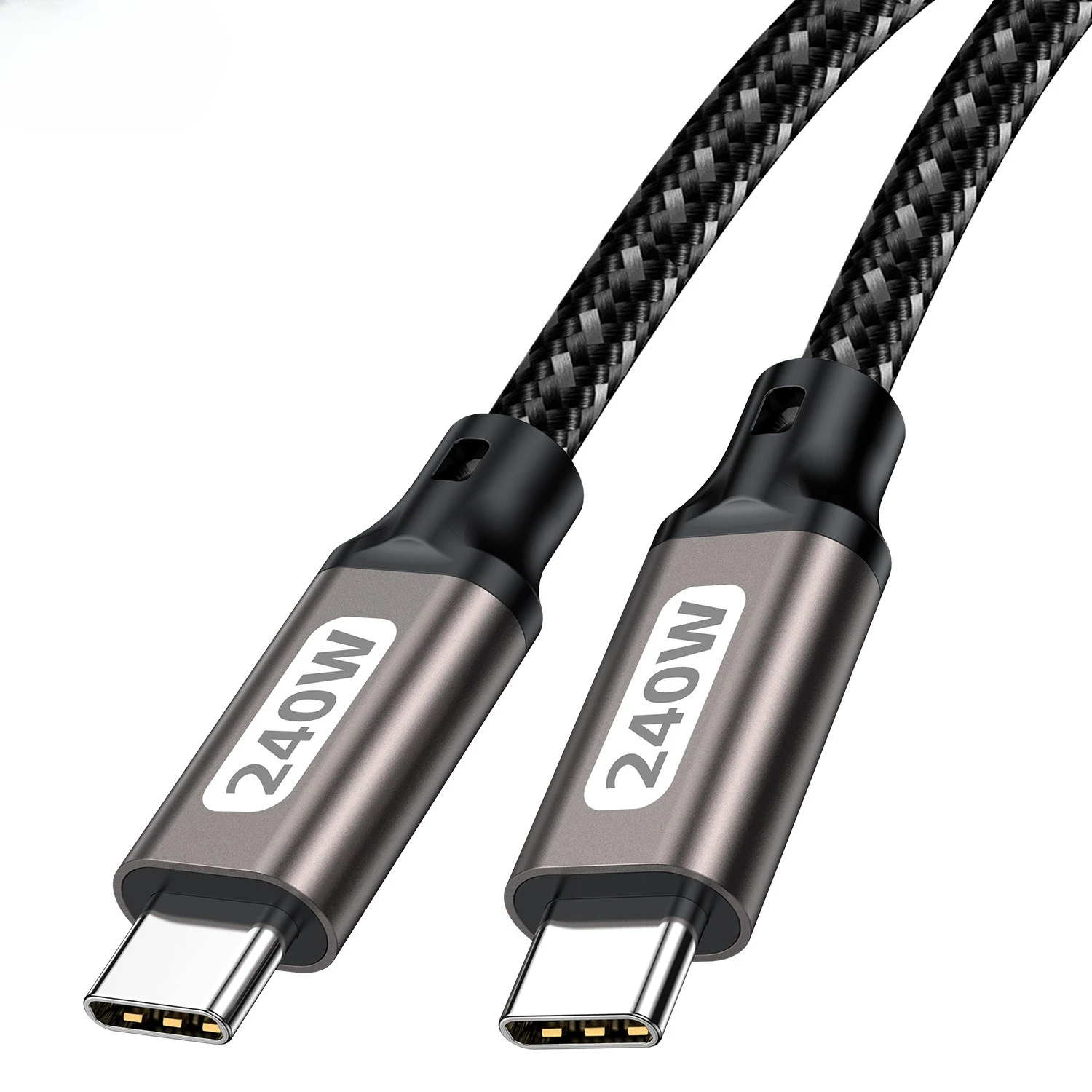 PD240W Ultra Fast Charging Cable Type Usb C 100W 66W Type C Charger Cable for iphone 15 Xiaomi MacBook Pro With E-Marker Chip 1m