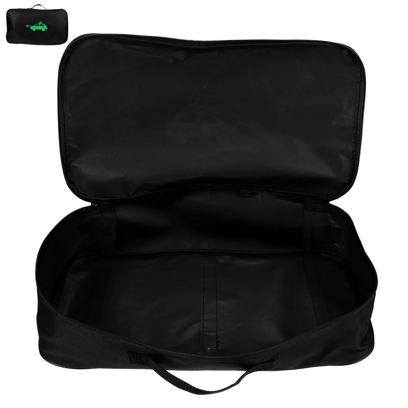 

Cable Organizer Bag Charging Cords Car Tailgate Storage Chargers Bags Electric Vehicle Black Jumper Sockets Carrier