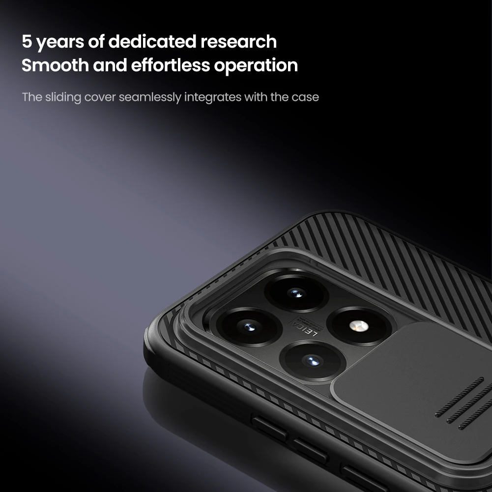 Für Xiaomi 15t Hülle NILLKIN Passgenaue Hülle Camshield Super Frosted Shield Hülle Objektivschutzabdeckung Für Xiaomi 15t – Detail 5