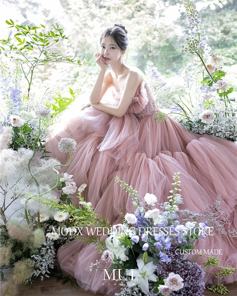 MODX Princess Dusty Pink Wedding Dress