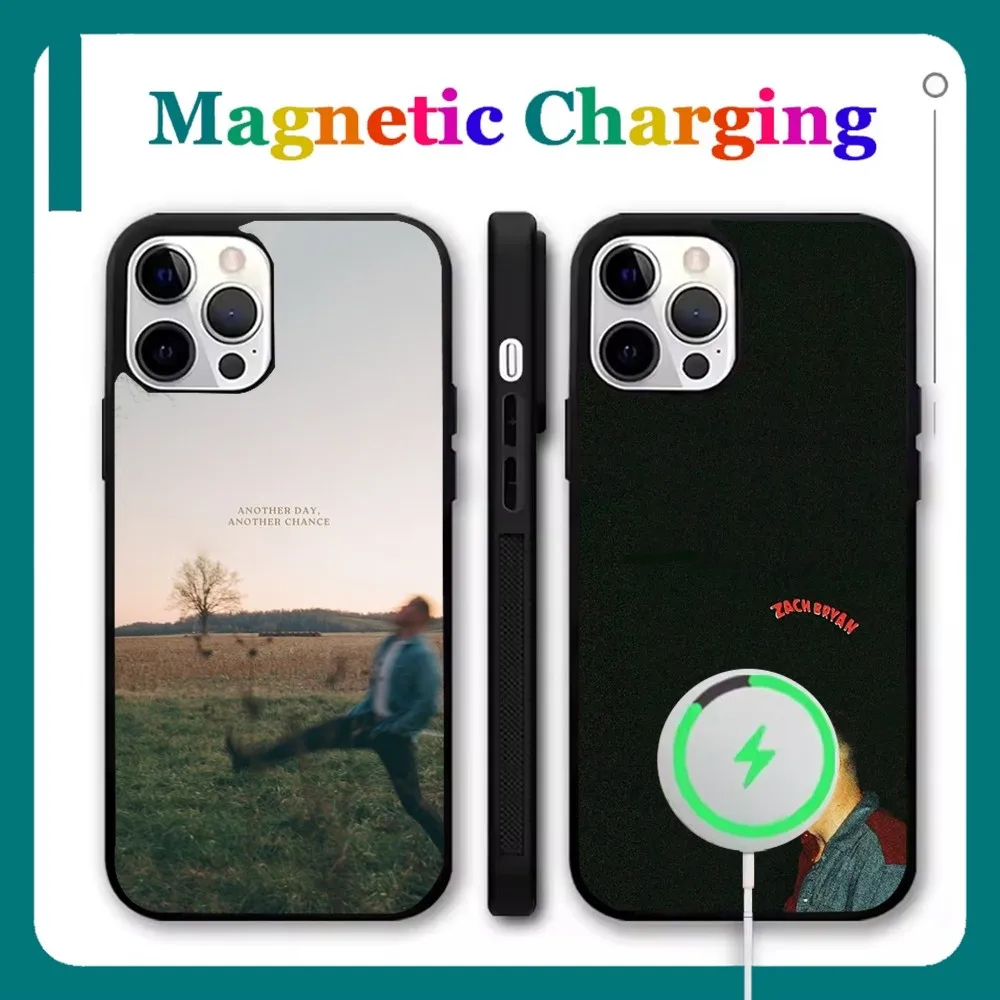 

Zach Bryan American Heartbreak Phone Case For iPhone 16,15,14,13,12,11,Pro,Max,Plus,Mini,SE Magsafe Magnetic Wireless Charging