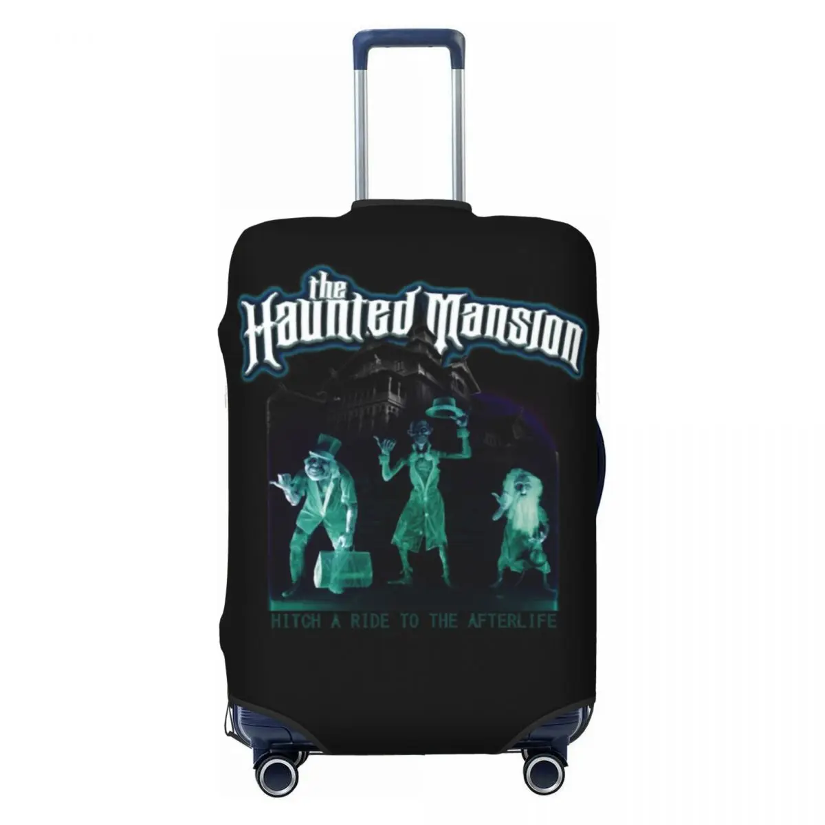 

Custom Vintage Retro The Haunted Mansion Luggage Cover Cute Grimace Movie Ghost Suitcase Protector Covers Suit For 18-32 inch