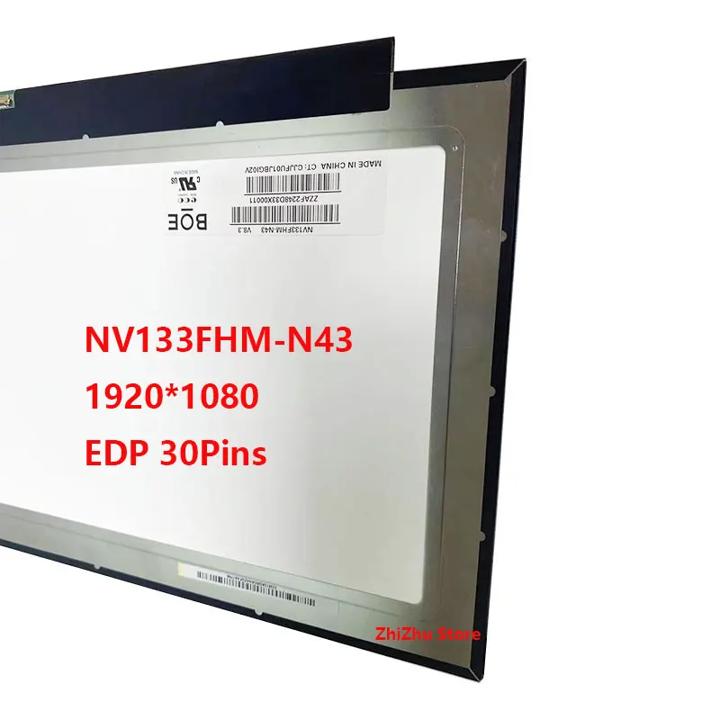 Imagem -03 - Painel Lcd para Asus N133hce-eaa Rev.c1 Nv133fhm-n46 N43 N133hce Eaa S330 S330f 1920x1080 Edp Novo